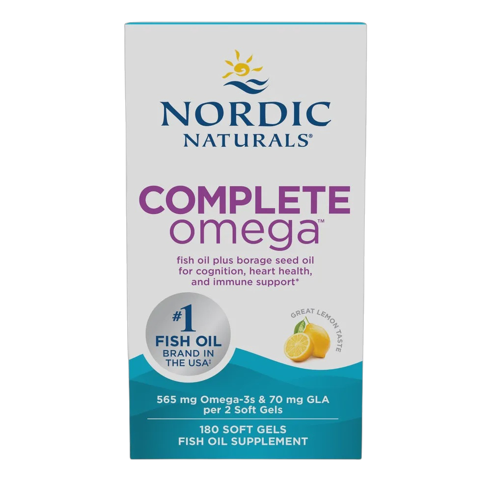 Nordic Naturals - Complete Omega - Lemon 180 softgels