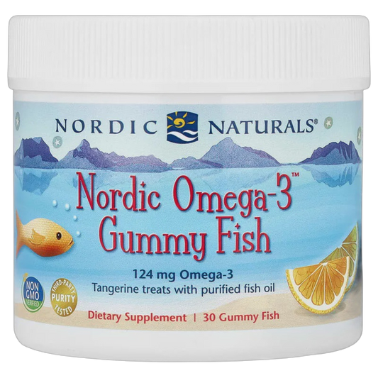 Nordic Naturals - Nordic Omega-3 Gummy Fish - Tangerine (exp. 6-9 months) 30 chews
