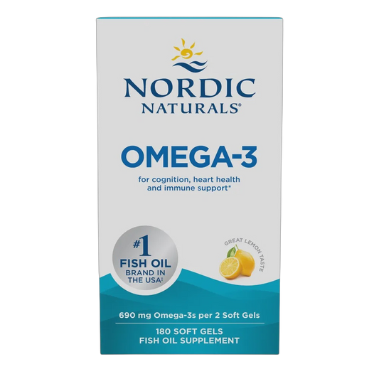 Nordic Naturals - Omega-3 - Lemon 180 softgels