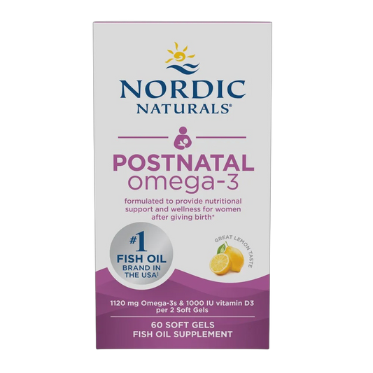 Nordic Naturals - Postnatal Omega-3 - Lemon 60 softgels