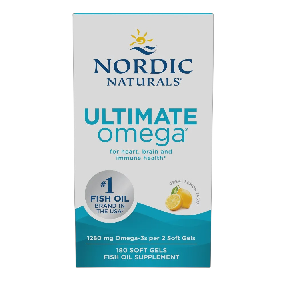 Nordic Naturals - Ultimate Omega - Lemon 180 softgels