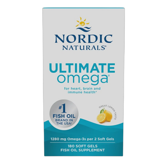 Nordic Naturals - Ultimate Omega - Lemon 180 softgels