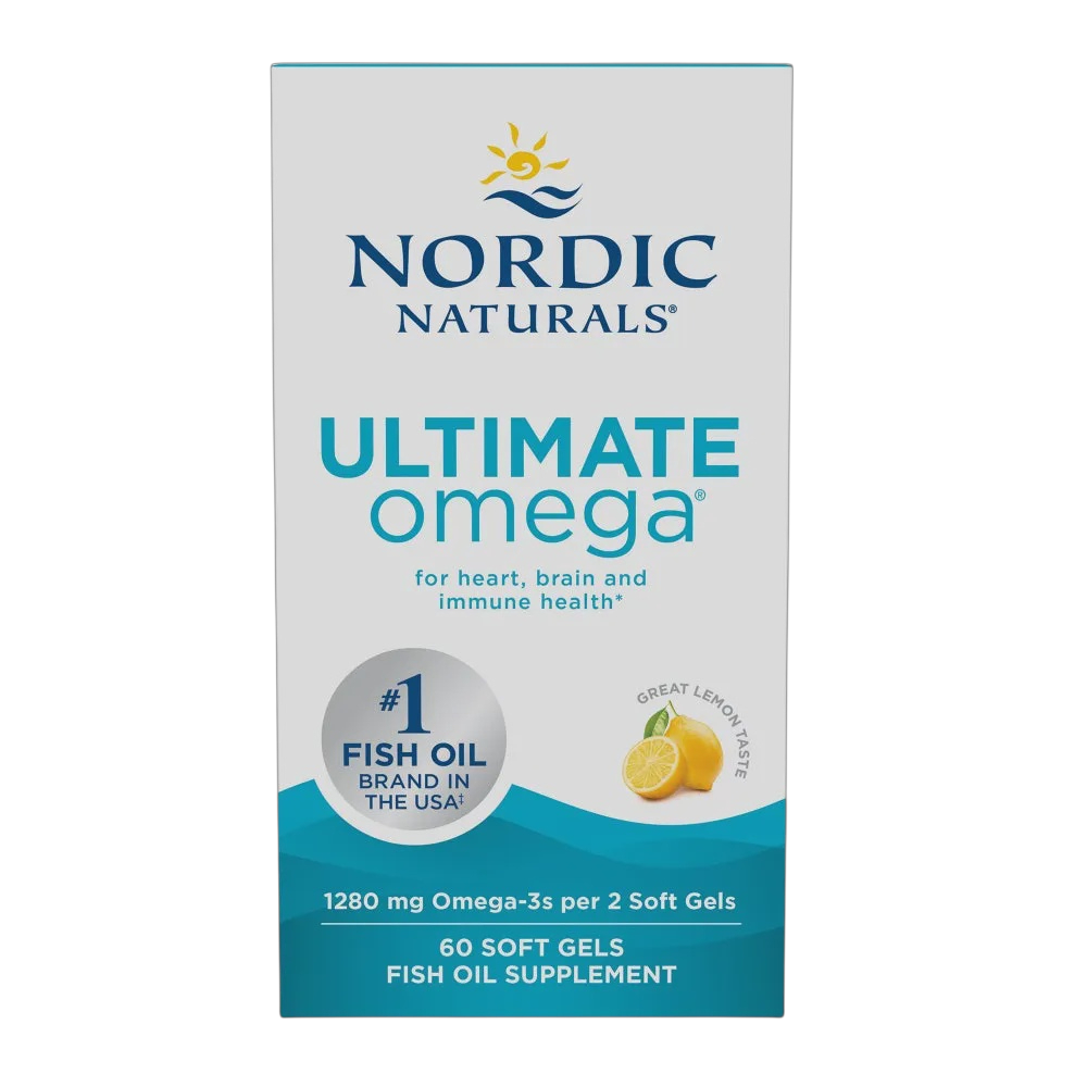 Nordic Naturals - Ultimate Omega - Lemon 60 softgels