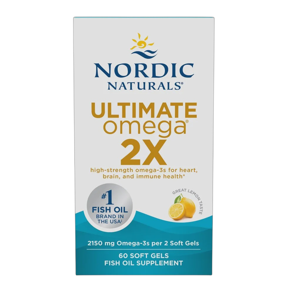 Nordic Naturals - Ultimate Omega 2X - Lemon 60 softgels