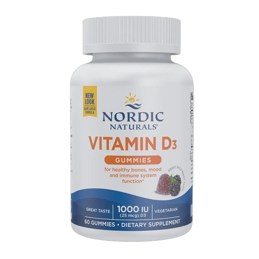 Nordic Naturals - Vitamin D3 Gummies - Wild Berry 60 gummies