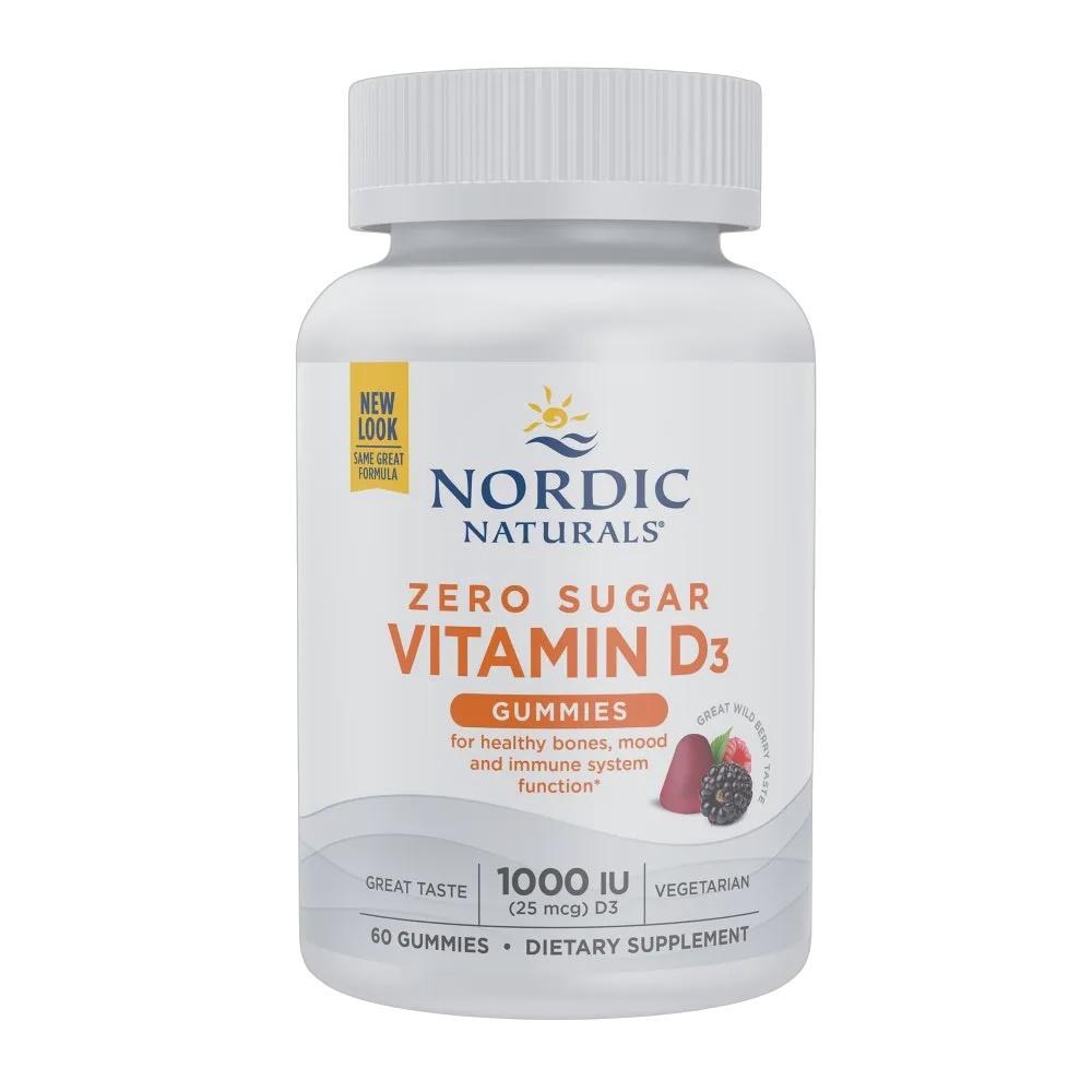 Nordic Naturals - Zero Sugar Vitamin D3 Gummies 60 gummies