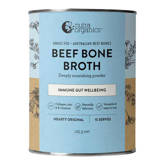 Nutra Organics - Beef Bone Broth Hearty Original 125g