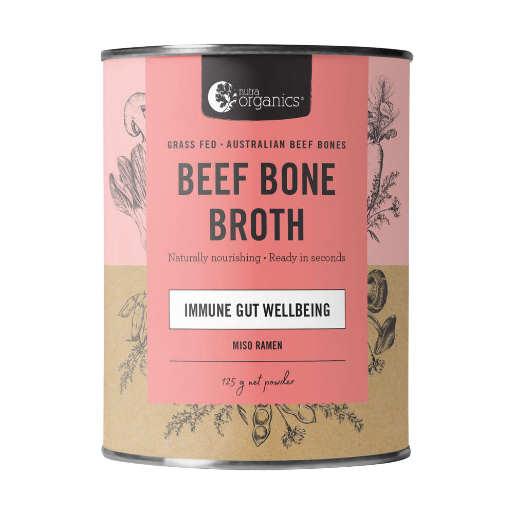 Nutra Organics - Beef Bone Broth Miso Ramen 125g (15 serves)