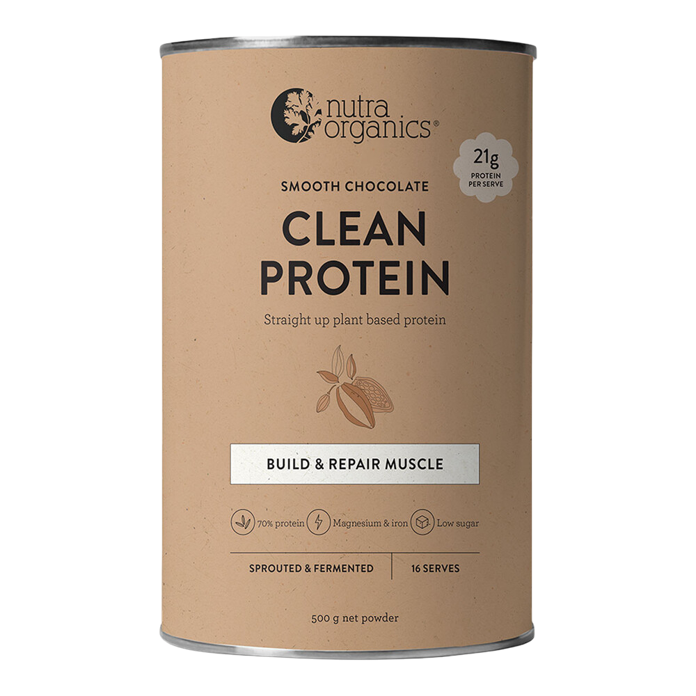 NutraOrganics - Clean Protein Chocolate Thickshake 500g