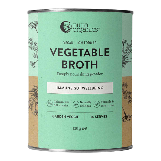 Nutra Organics - Vegetable Broth Garden Veggie 125g