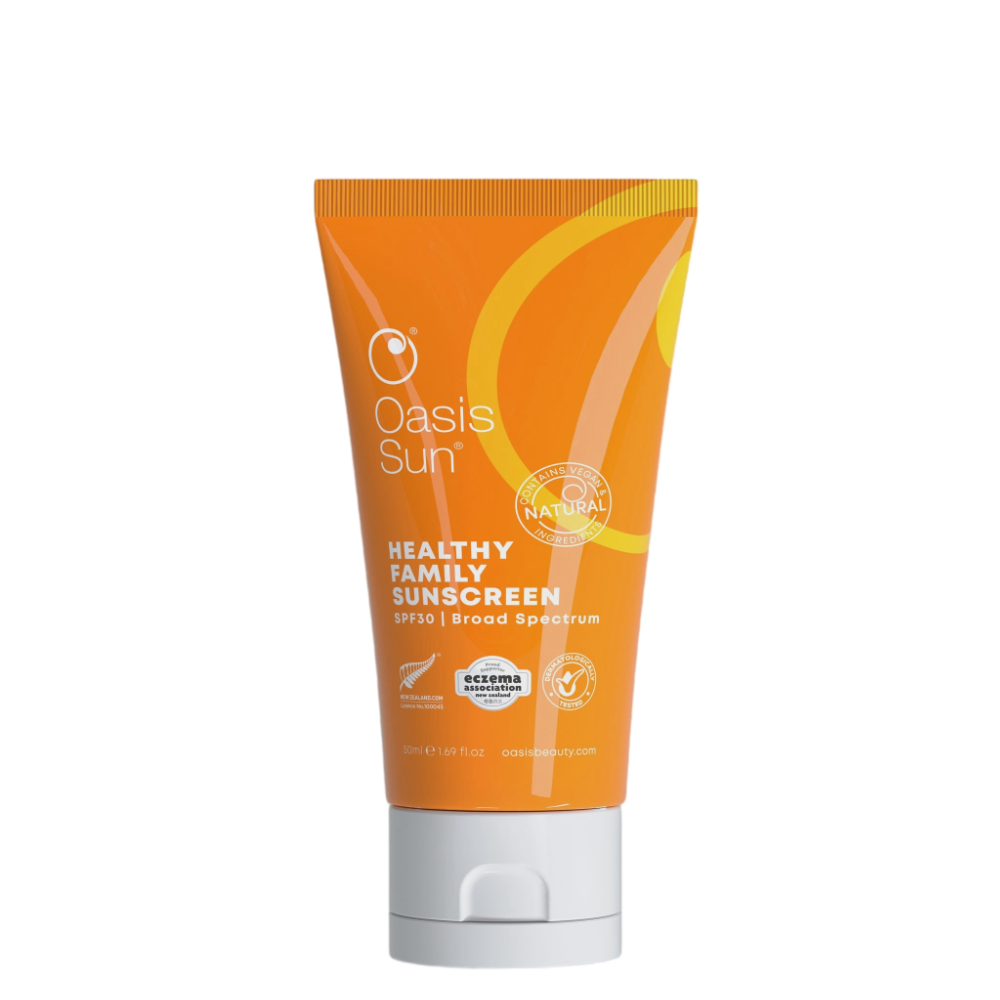 Oasis Sun - SPF 30 Original Formula Healthy Family Sunscreen, 50ml Travel Size