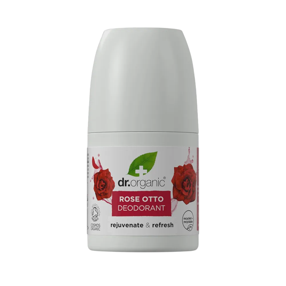 Dr Organic - Rose Otto Deodorant Roll On 50mls