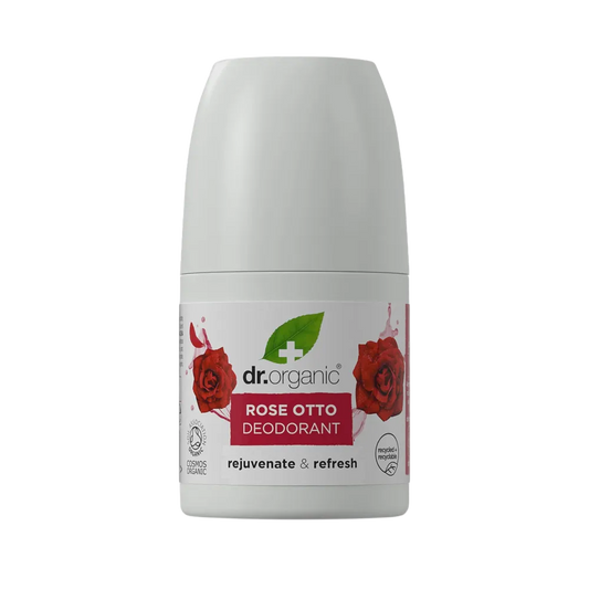 Dr Organic - Rose Otto Deodorant Roll On 50mls
