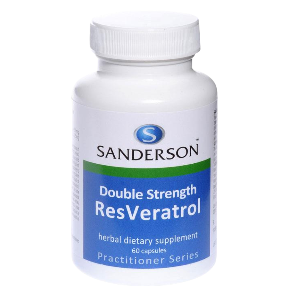Sanderson - Double Strength Resveratrol 450mg  60 caps