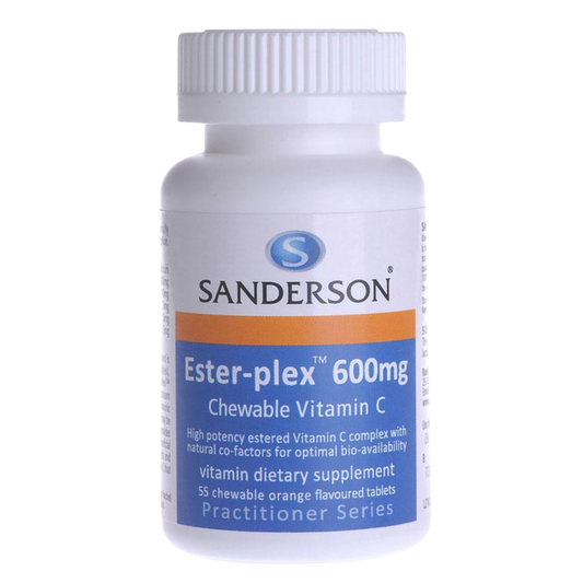 Sanderson - Ester-plex Vitamin C 600mg Orange Chewable 55 tabs