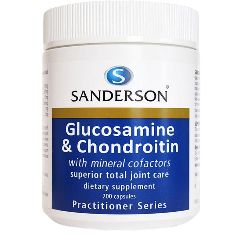 Sanderson - Glucosamine & Chondroitin with cofactors  200 caps