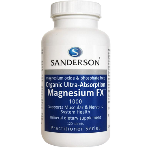 Sanderson - High Absorption Organic Magnesium FX 120 tabs