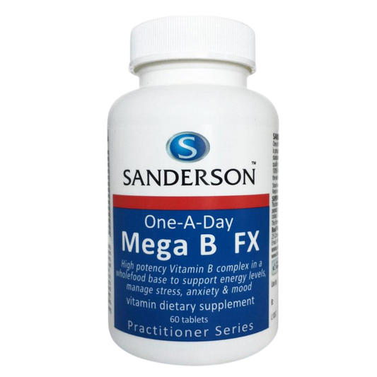 Sanderson - Mega B FX Vitamin B complex  60 tabs