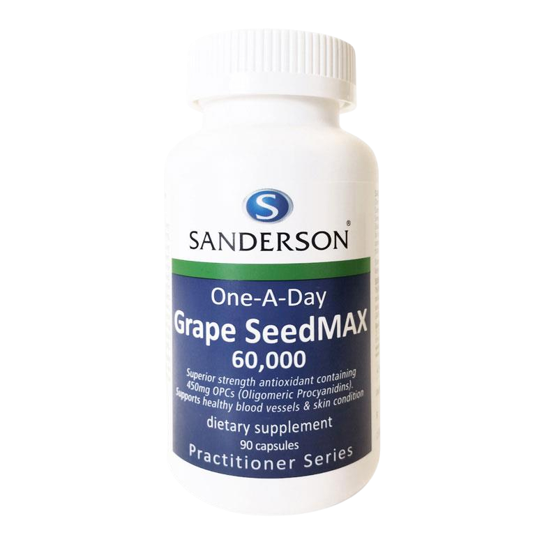 Sanderson - One-A-day Grape Seed MAX 60,000 90 caps
