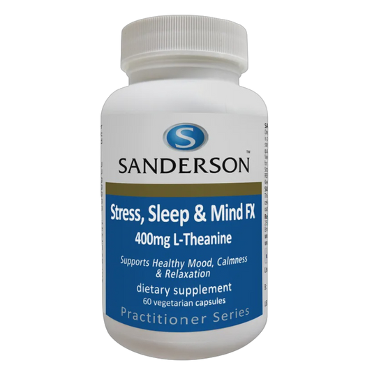 Sanderson - Stress, Sleep & Mind FX  L-Theanine 400mg