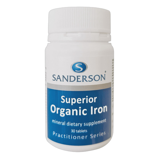Sanderson - Superior Organic Iron 30 tabs