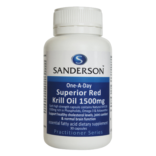 Sanderson - Superior Red Krill Oil 1500mg (Norwegian Rimfrost)  60 caps