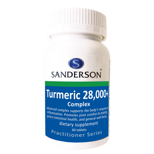 Sanderson - Turmeric 28,000+Complex 60 tabs