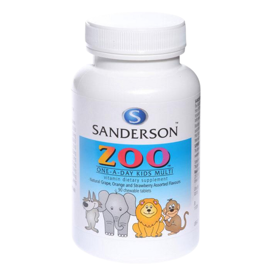 Sanderson - Zoo Kids Multi Chewable Assorted Flavours 90 tabs