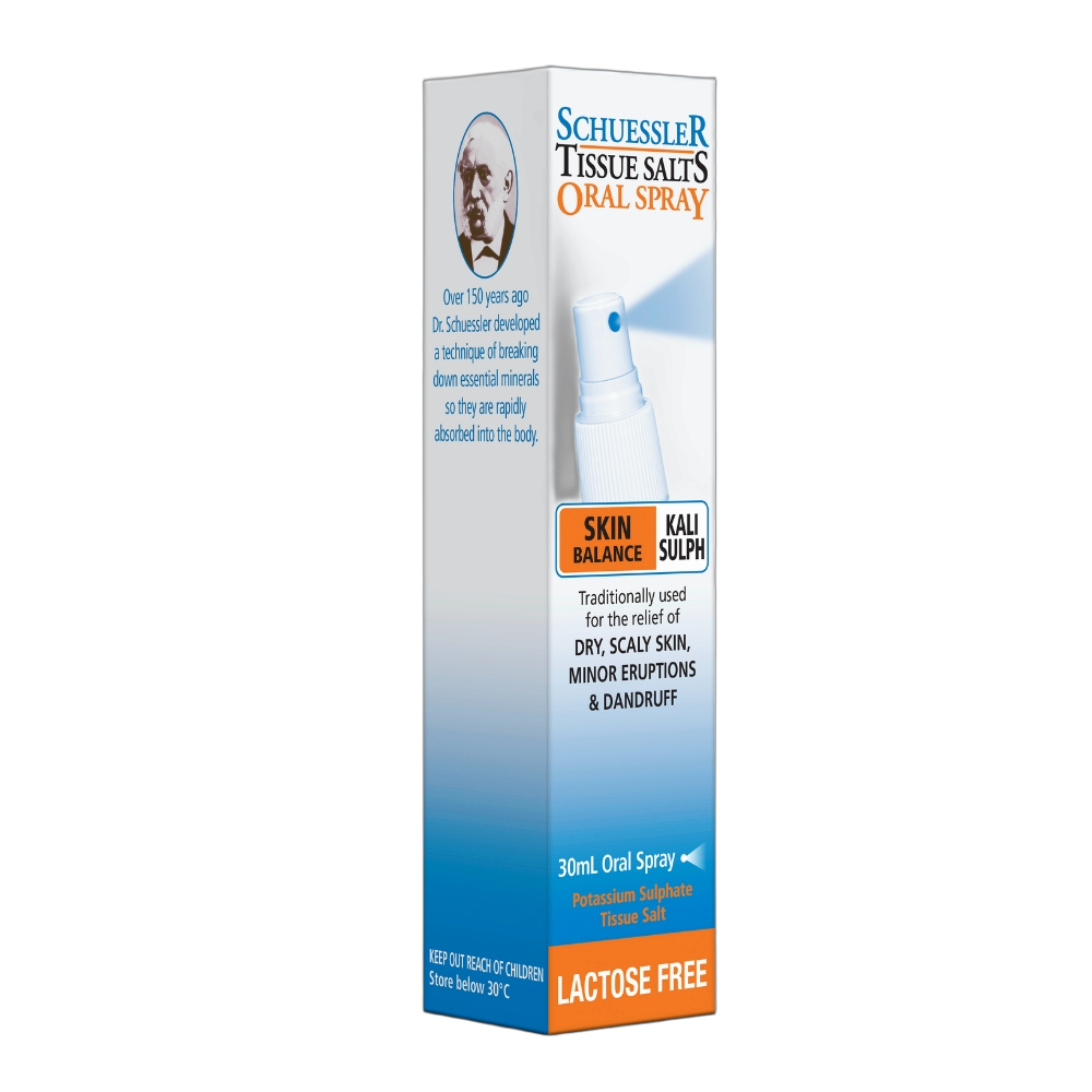 Schuessler - Tissue Salts 30mL Spray – Kali Sulph – No 7 – Skin Balance