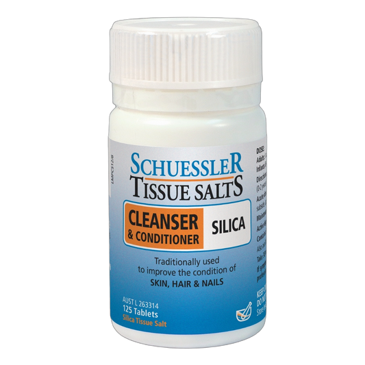Schuessler Tissue Salts -  125 Tablets – Silica – No 12 – Cleanser & Conditioner