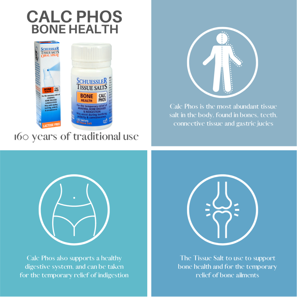 Schuessler Tissue Salts - Cal Phos (2. Bone Health) 30ml spray