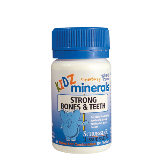 Schuessler Tissue Salts -  Kidz Minerals Strong Bones and Teeth 100 tabs