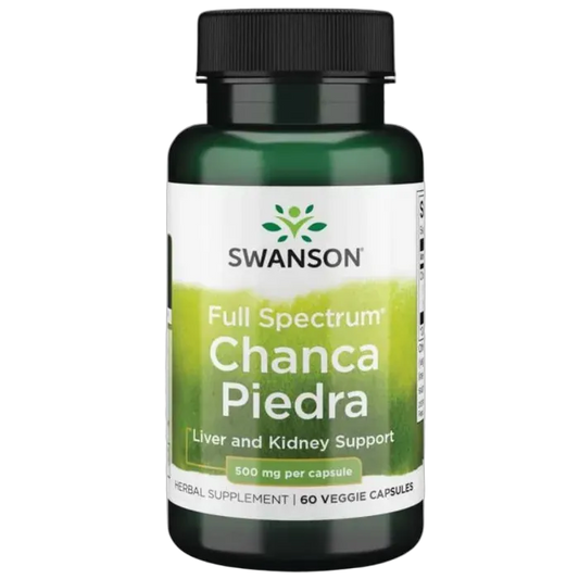 Swanson - Full Spectrum® Chanca Piedra, 500 mg, 60 Veggie Capsules