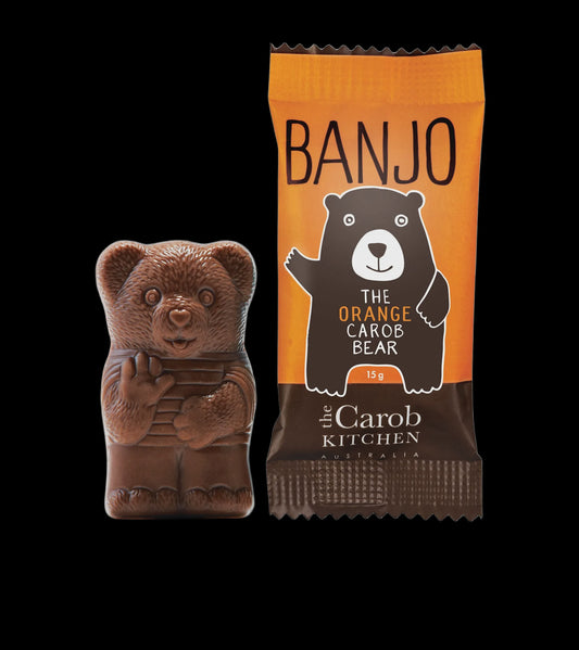 The Carob Kitchen - Banjo The Orange Carob Bear 15g