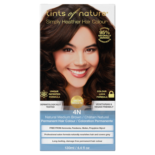 Tints of Nature -  4N Natural Medium Brown 130ml