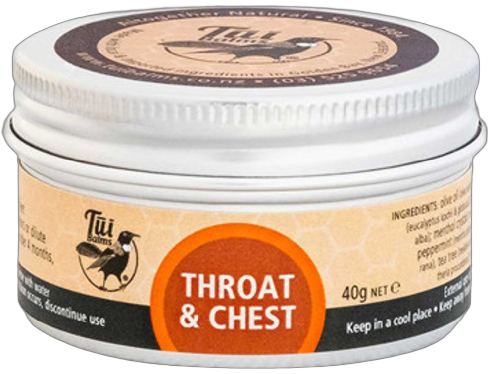 Tui Balms - Throat & Chest Balm 40g tin
