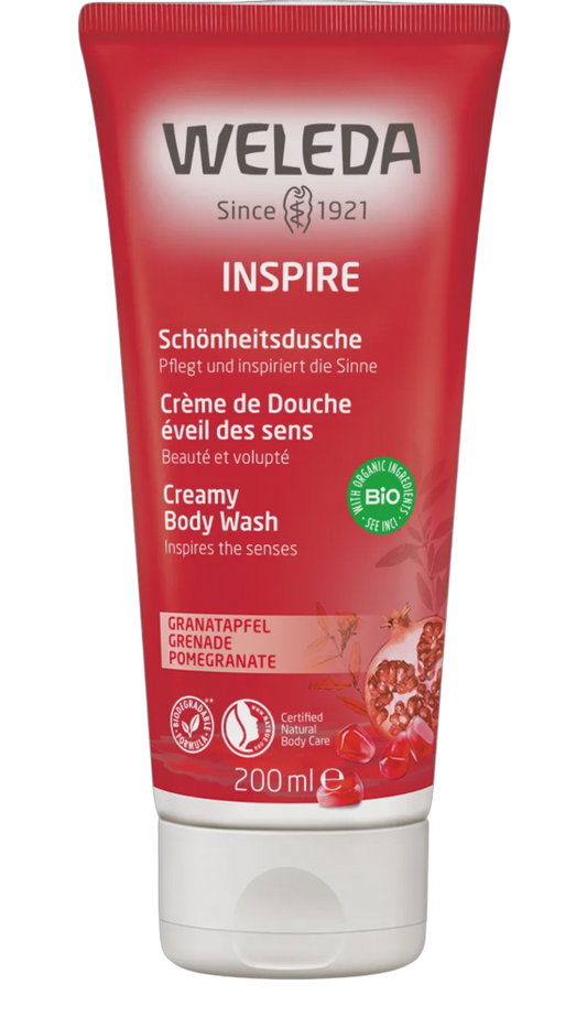 Weleda - Inspire Creamy Body Wash, Pomegranate 200ml