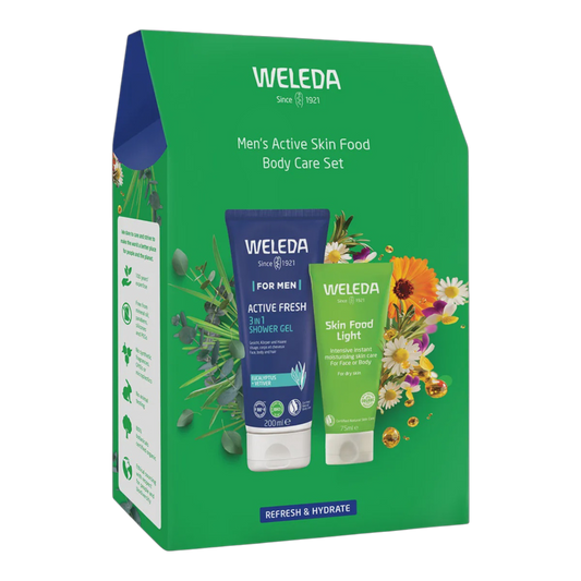 Weleda - Men's Active Skin Food Body Care Set